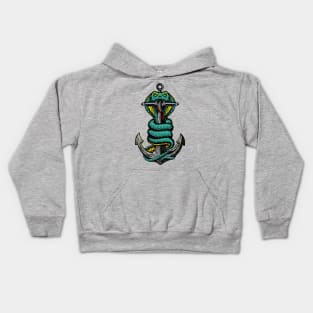 Snake Anchor Kids Hoodie